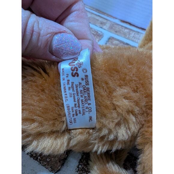 Russ Rutherford III 11" Sucks Thumb & Toes Picks Nose Plush Gorilla Vintage - Picture 7 of 9